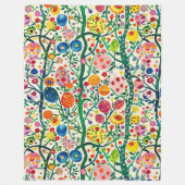 Couverture Polaire Plante d'oeufs de Pâques floraux (Devant)