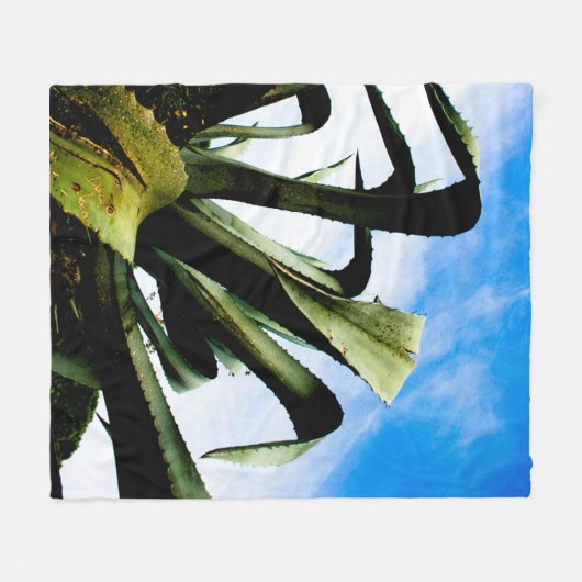 Couverture Polaire Plante géant vert loé (Devant (Horizontal))