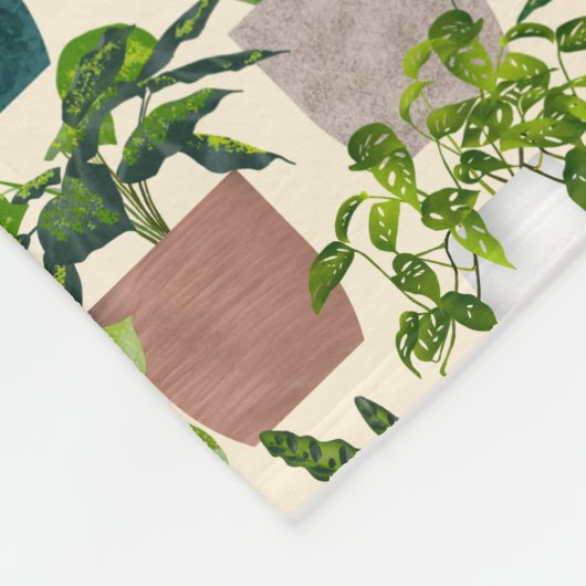 Couverture Polaire Plantes de maison (Coin)