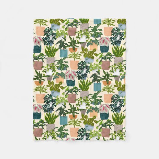 Couverture Polaire Plantes de maison (Devant)