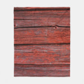 Couverture Polaire Plaque Brown en bois (Devant)