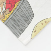 Couverture Polaire Plaque de poulet et de riz NYC Halal Panier Alimen (Coin)