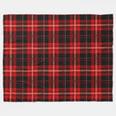 Couverture Polaire Plaque rouge et noire (Devant (Horizontal))
