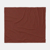 Couverture Polaire Plaque vert rouge tartan MacDuff (Devant (Horizontal))