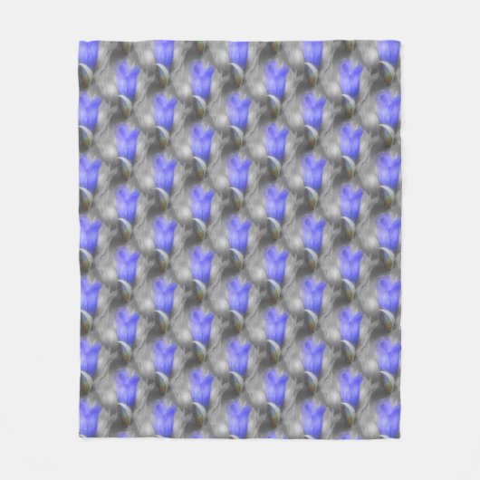 Couverture Polaire Plaques Blue Gentian (Devant)