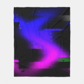 Couverture Polaire Plasma de Glitch Noir (Devant)