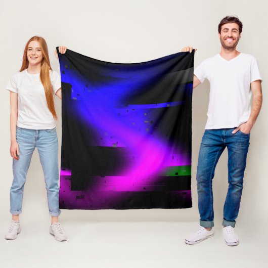 Couverture Polaire Plasma noir brillant (En situation)