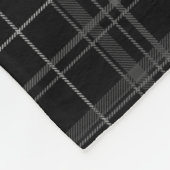 Couverture Polaire Plat noir moelleux Monogram (Coin)