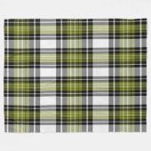 Couverture Polaire Plat vert olive et noir (Devant (Horizontal))