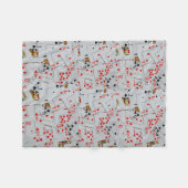 Couverture Polaire Plateau De Motif De Cartes De Jeu Éparpillées, (Devant (Horizontal))