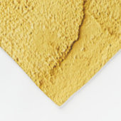 Couverture Polaire plâtre abstrait jaune clair sur le mur (Coin)