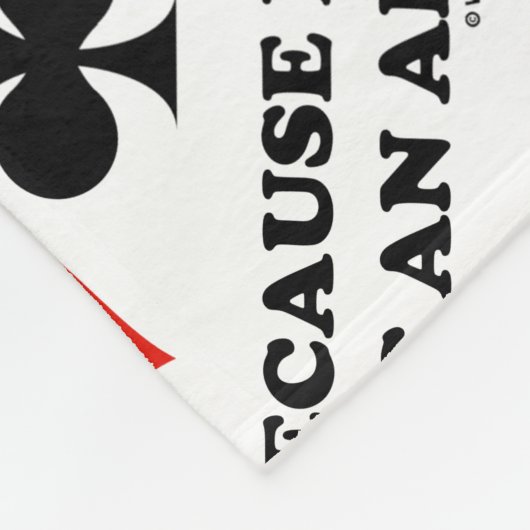 Couverture Polaire Play Bridge Parce Que Chaque Main Est Une Aventure (Coin)