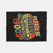 Couverture Polaire Please Be Patient With Me I'm From The 1900s Humor (Devant (Horizontal))