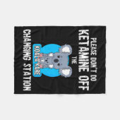 Couverture Polaire Please Don't Do Ketamine Off The Koala Kare Changi (Devant (Horizontal))