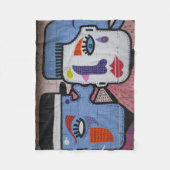 Couverture Polaire Pleurant Un Peu De Joie (Devant)