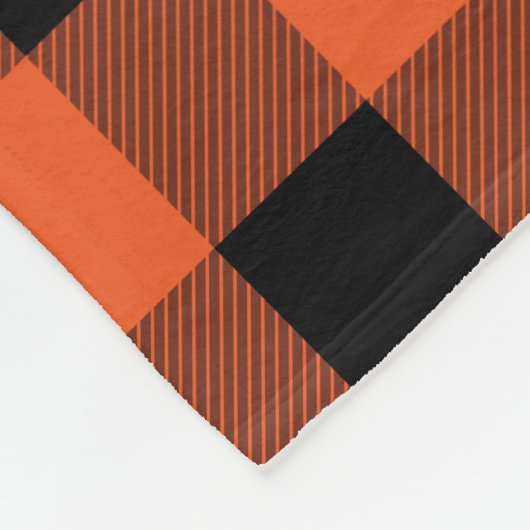 Couverture Polaire Plongée de bûcheron d'Orange (Coin)