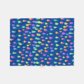 Couverture Polaire Pluie Arc-en-ciel goutte Reiki Chakra Blanket (Devant (Horizontal))