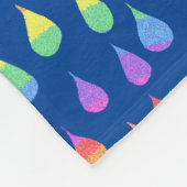 Couverture Polaire Pluie Arc-en-ciel goutte Reiki Chakra Blanket (Coin)