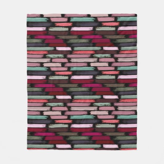 Couverture Polaire Pluie de couleurs 3 (Devant)