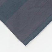 Couverture Polaire Plum bleu de la marine moderne rayé (Coin)