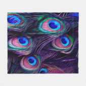 Couverture Polaire Plume de paon (Devant (Horizontal))