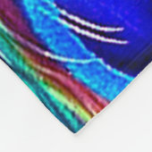 Couverture Polaire Plume de paon (Coin)