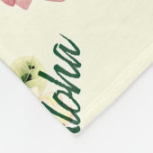 Couverture Polaire Plumeria Aloha (Coin)