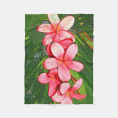 Couverture Polaire Plumerias (Devant)