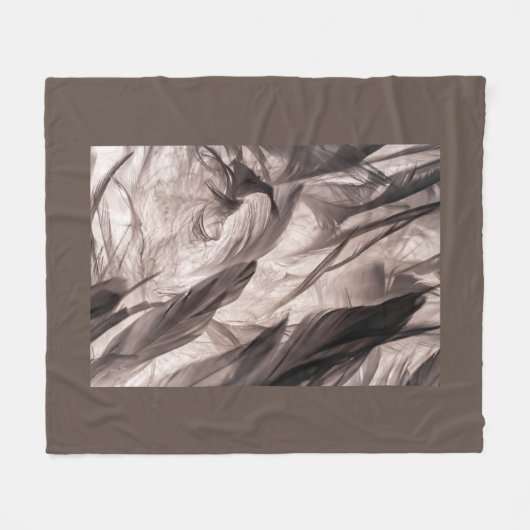 Couverture Polaire Plumes (Devant (Horizontal))