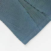 Couverture Polaire Plumes bleues (Coin)