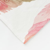 Couverture Polaire Plumes de couleur (Coin)