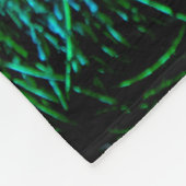 Couverture Polaire Plumes de paon (Coin)