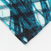 Couverture Polaire Plumes de paon (Coin)