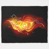 Couverture Polaire Plumes de paquetage de feu (Devant (Horizontal))