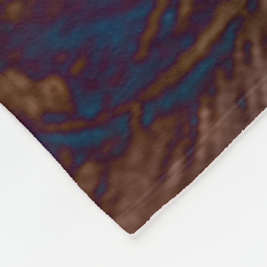 Couverture Polaire Plumes d'or (Coin)