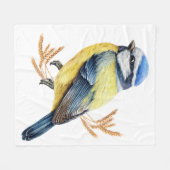 Couverture Polaire Plumes d'or (Devant (Horizontal))