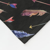 Couverture Polaire Plumes & Flèches (Coin)