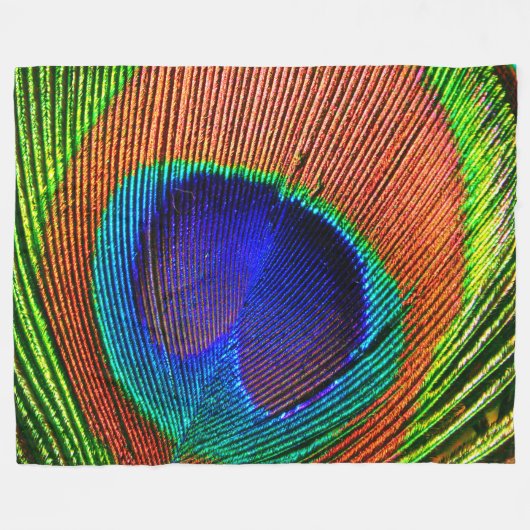 Couverture Polaire Plumes Peacock 6A-6B Options (Devant (Horizontal))