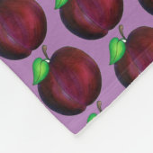 Couverture Polaire Plums Ried Été Purple Plum Fruit Imprimer (Coin)