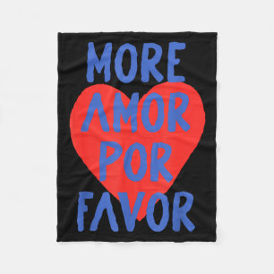 Couverture Polaire Plus d'amour R faveur cœur rouge mignon citation d