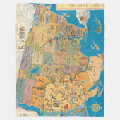 Couverture Polaire "Plus grand ! "Los Angeles et les Etats-Unis (Devant)