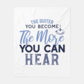 Couverture Polaire Plus Vous Pouvez Entendre La Citation (Devant)