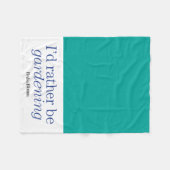 Couverture Polaire Plutôt jardiner (Devant (Horizontal))