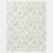 Couverture Polaire Plutôt Violet Floral (Devant)