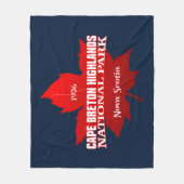 Couverture Polaire PN des Hautes-Terres-du-Cap-Breton (feuille d'érab (Devant)