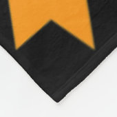 Couverture Polaire Pocket de ruban orange Leukémie (Coin)
