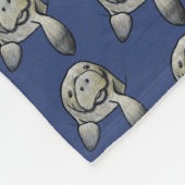 Couverture Polaire Pocket Manatee KiniArt (Coin)