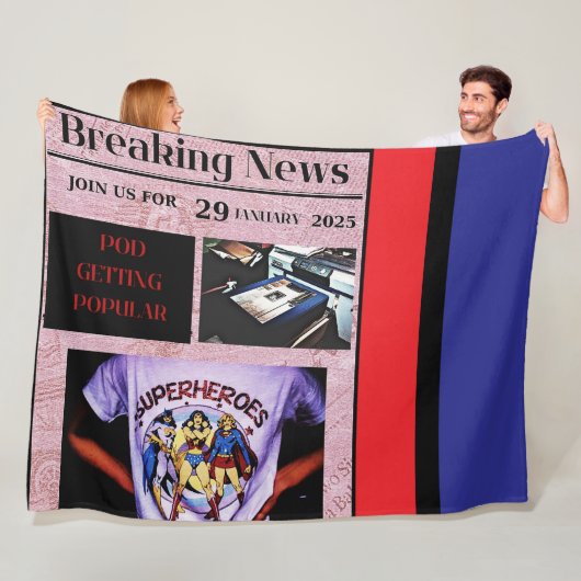 COUVERTURE POLAIRE POD STUFF FLEECE BLANKET! (En situation)