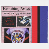 COUVERTURE POLAIRE POD STUFF FLEECE BLANKET! (Devant (Horizontal))