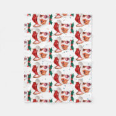 Couverture Polaire Podengo Chien race portugais Étoiles de Noël (Devant)